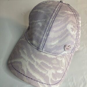 Totto womens  adjustable baseball cap purple white